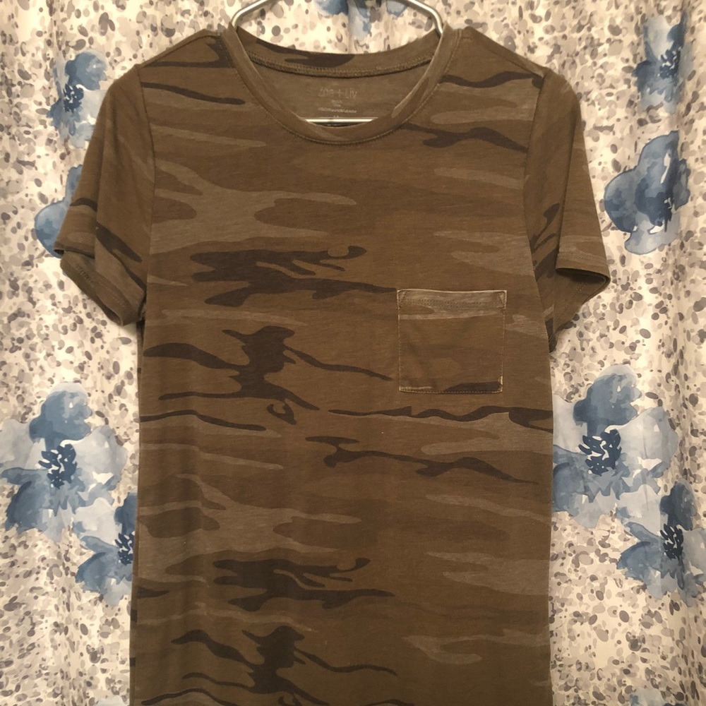 Zoey + Liv camo shirt